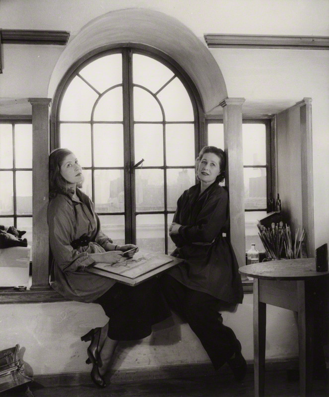 Julia Heseltine (left) with her mother