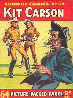 Cover of Cowboy Comic 38 by D. C. Eyles