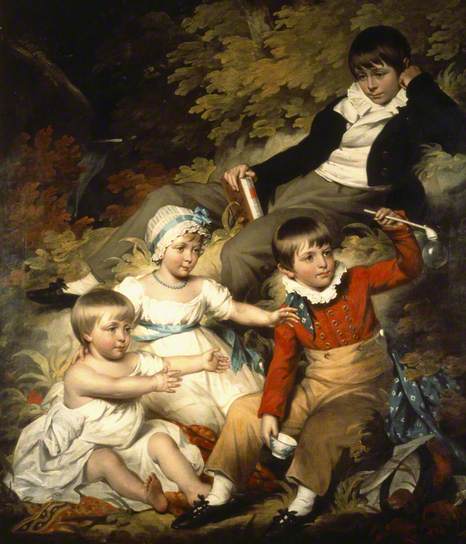 The Four Eldest Children of Sir Richard Croft, 6th Bt
