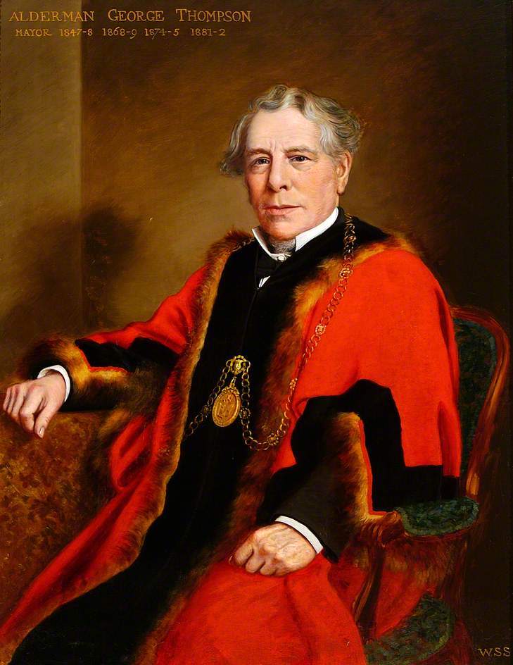 George Thompson, (1811-1887) Mayor of Bury St Edmunds