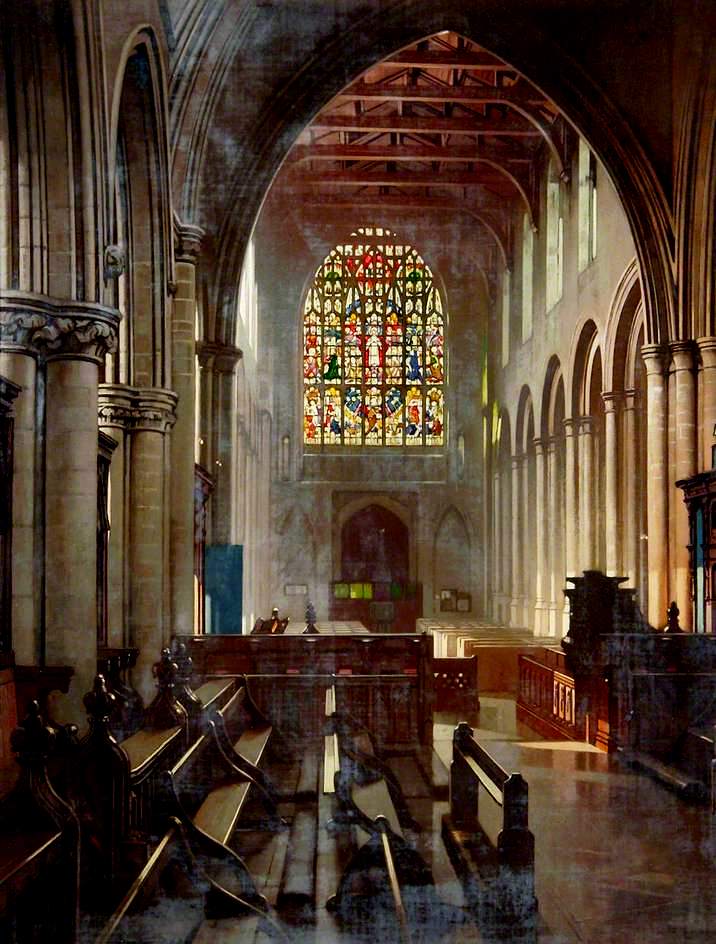 Interior of St. Magarets church, Kings Lynn, Norfolk