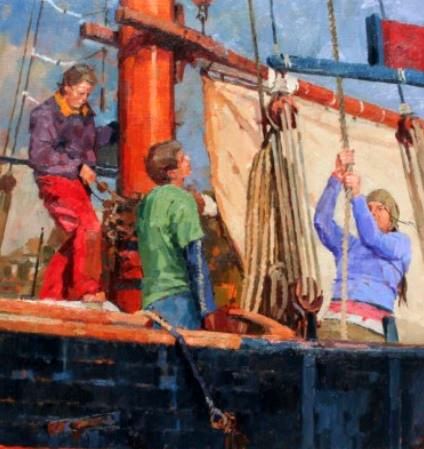 Hoisting the Sail