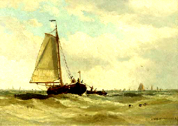Dutch Ships at Sea