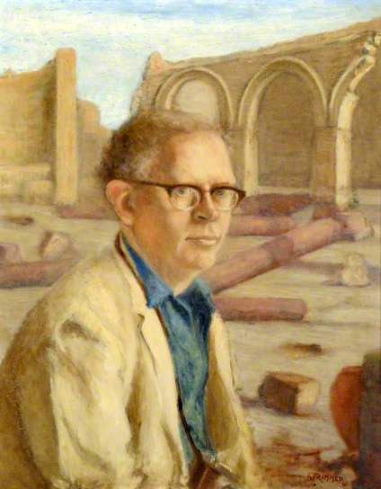 Reverend Professor Jack Martin Plumley (1910-1999), Chair of Egyptology (19551977), at Qasr Ibrim