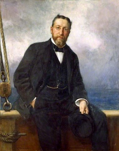 Peter Thellusson (18501899), on Board his Yacht, 'Albion'