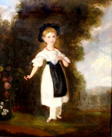 Portrait of Miss Lydia Smith, aged 6