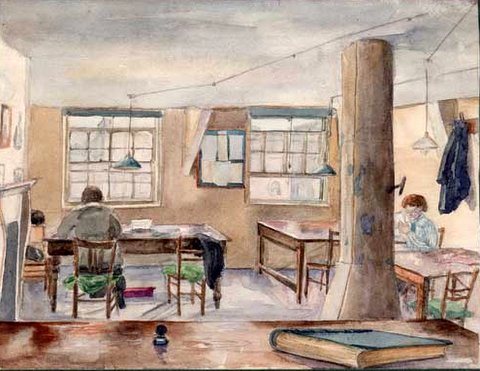 Signal Section, Room 12a Admiralty, 1916