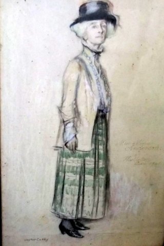 Full length portrait of a lady