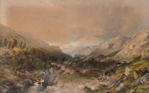 Welsh Mountain Scene