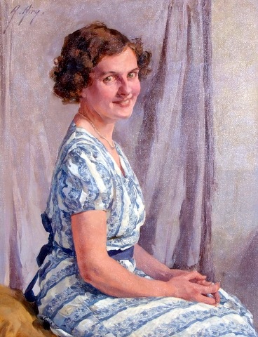 Portrait of Mrs David Ransome (1915-2014)