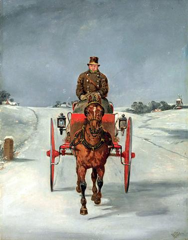 The Mail Cart in Winter
