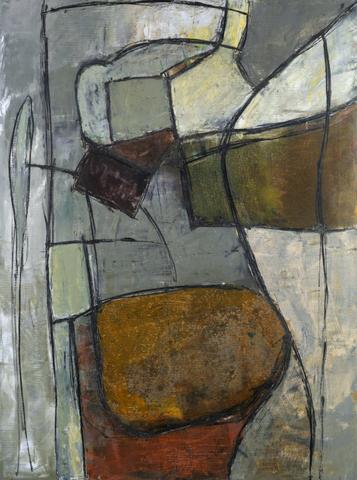 Composition with Brown and Grey
