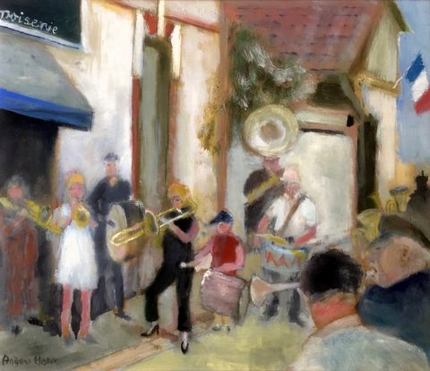 Town Band at Bar sur Seine