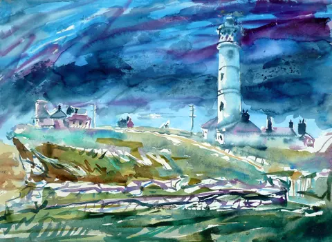 Lighthouse at Flamborough Head, East Yorkshire